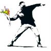Banksy’s ‘Love Is In The Air’ to Tour Europe with Particle NFT Collection